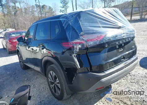 2023 Nissan Rogue Sv Fwd из США, поврежденный, VIN JN8BT3BA4PW420315